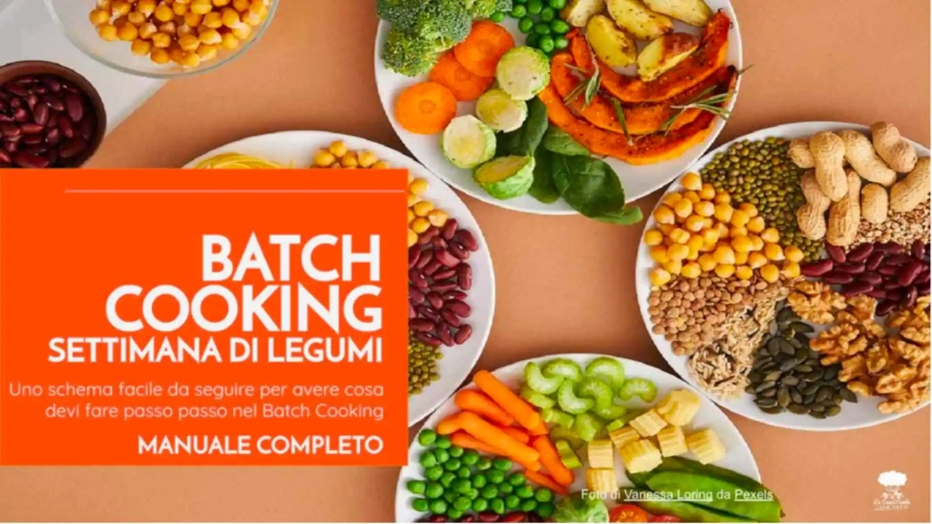 batch cooking settimana di legumi