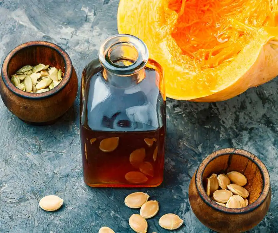 olio vergine di semi di zucca